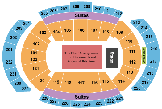 T-Mobile Center PBR Seating Chart